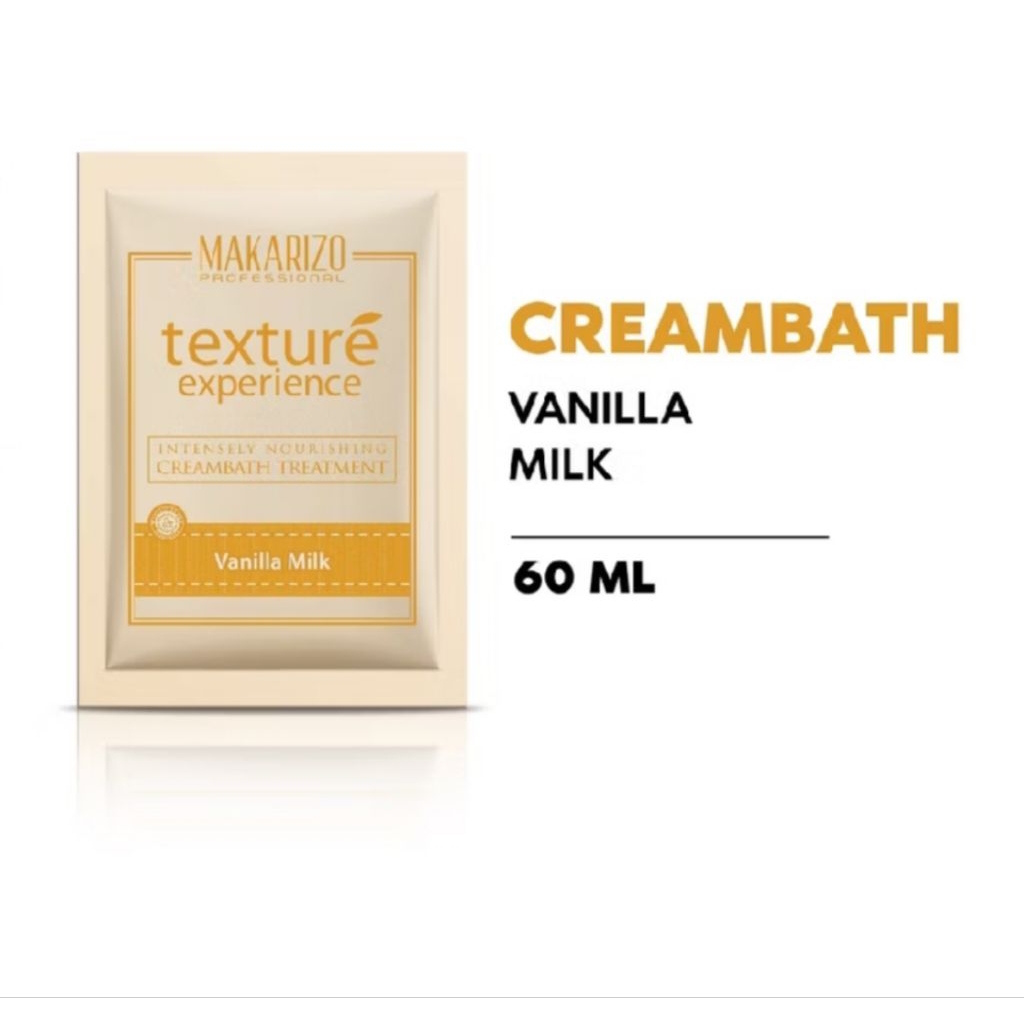 Makarizo Professional Texture Experience Creambath Vanilla