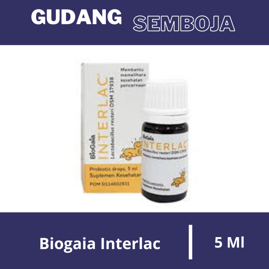 Interlac Drops 5 ml / Suplemen Kesehatan Pencernaan