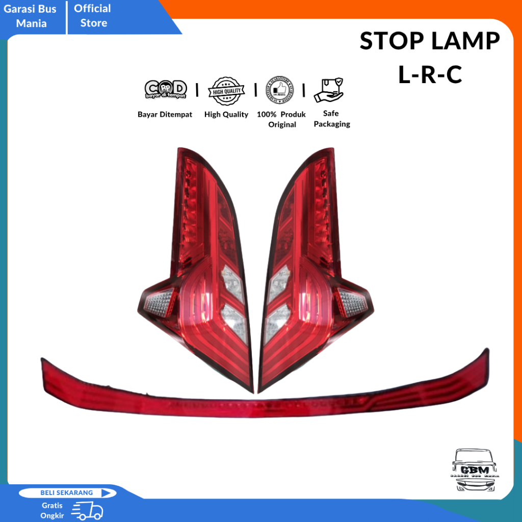 STOP LAMP BUS JETBUS 3 SET