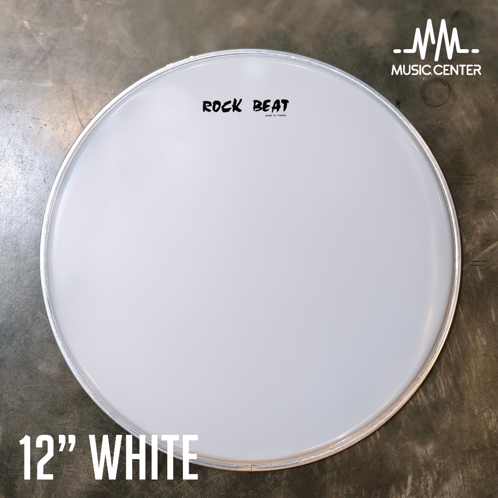 Drum Head RockBeat 12" White Original