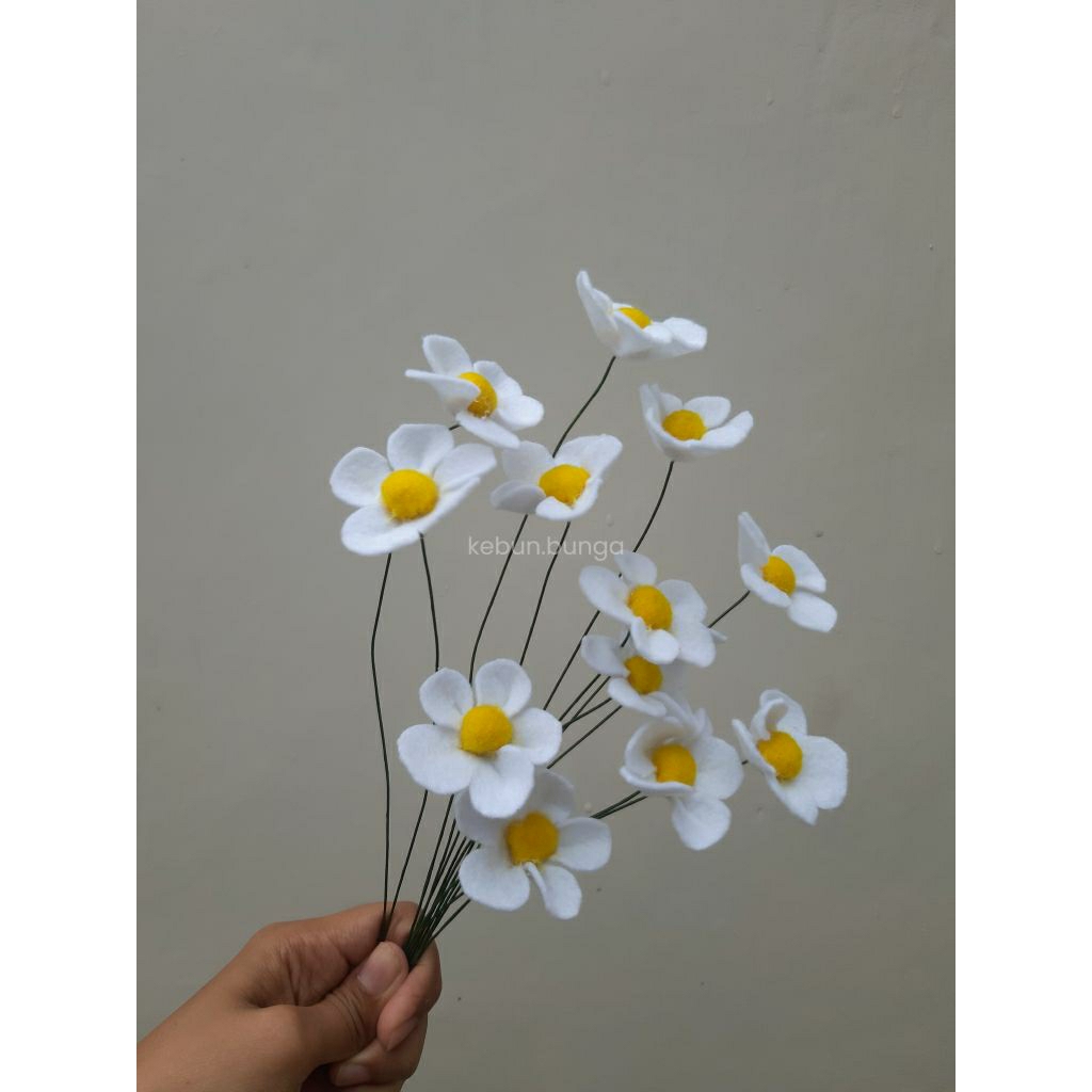 BUNGA DAISY FLANEL | BUNGA DAISY ARTIFICIAL | BUNGA DAISY PALSU | BUNGA BUKET