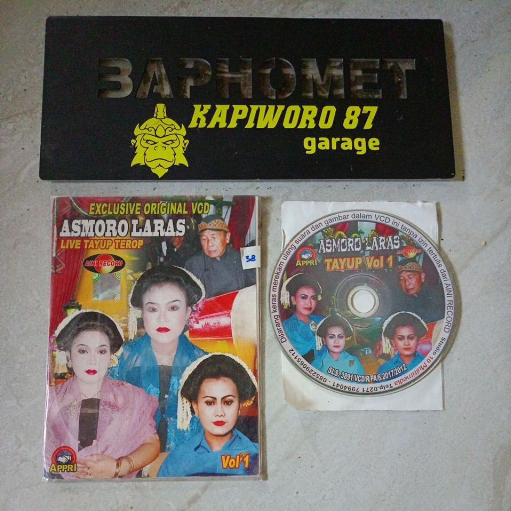 VCD,,,ASMORO LARAS,,,JAMBU ALAS