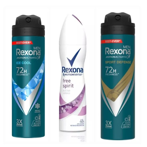 REXONA MOTION ACTIVATED 135ML SPRAY