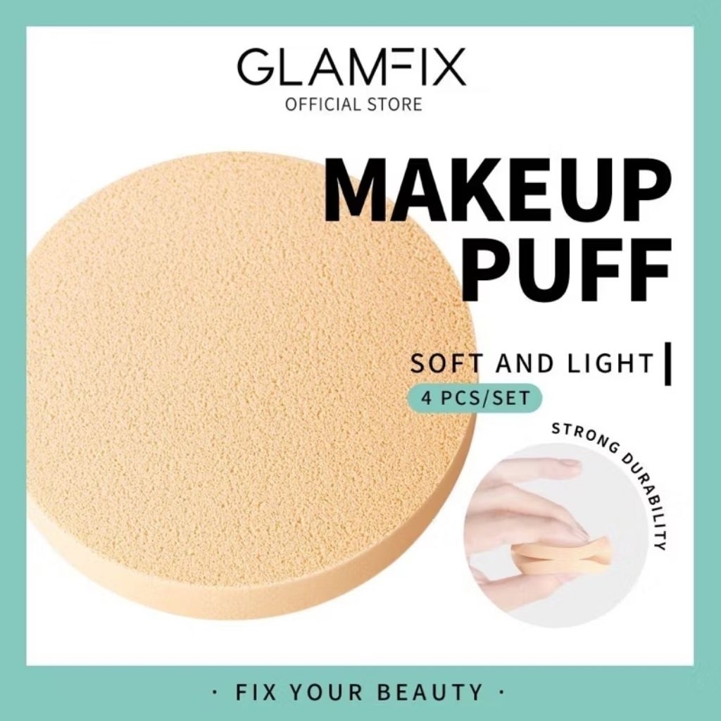 -MA- Glamfix Basic Compact Sponge Circle 4Pcs/Bag