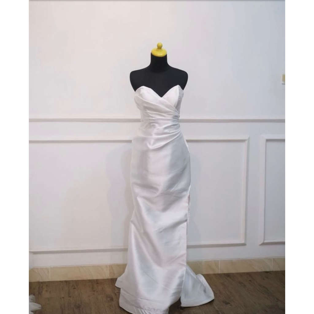 Preloved White Wedding Gown
