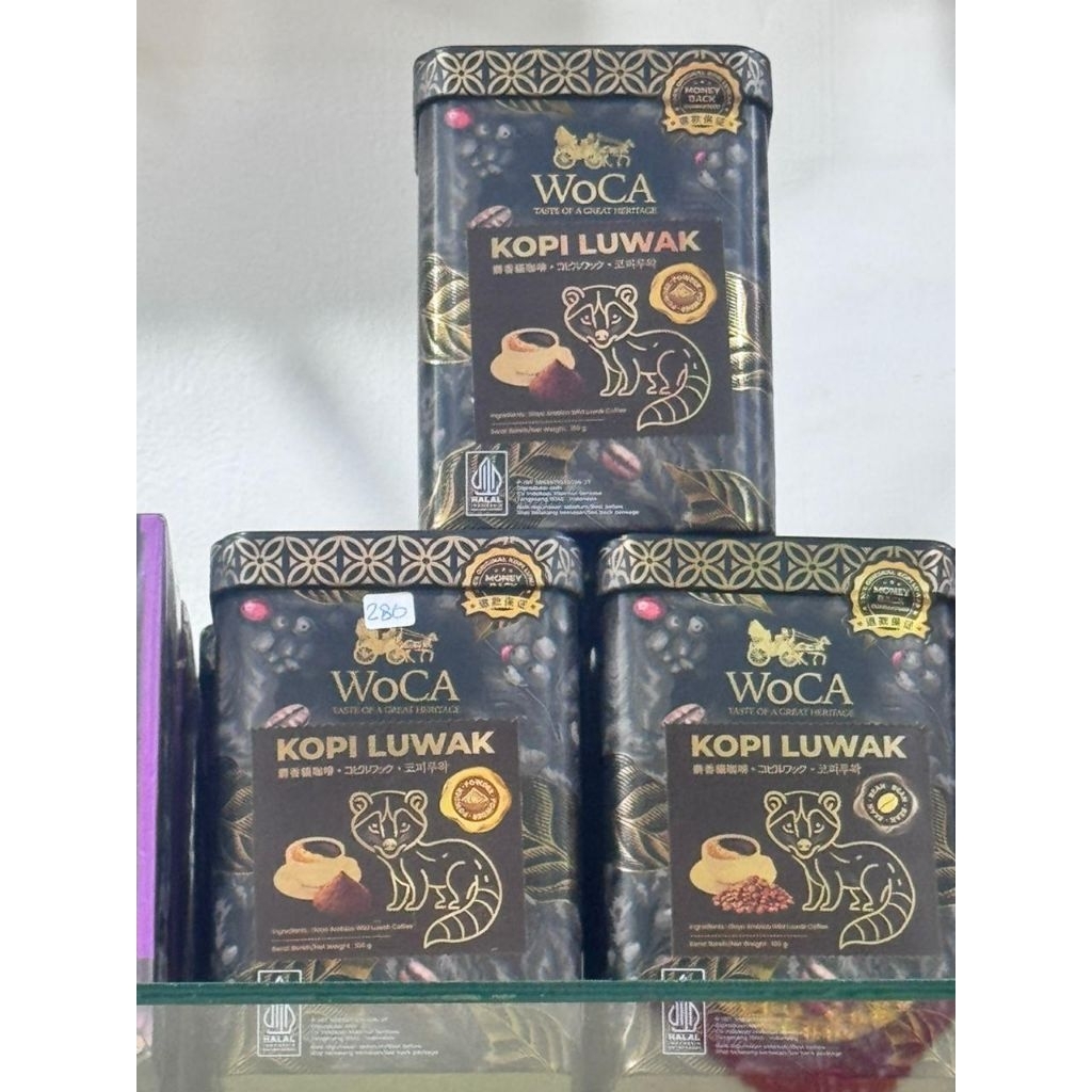 Woca kopi luwak bubuk