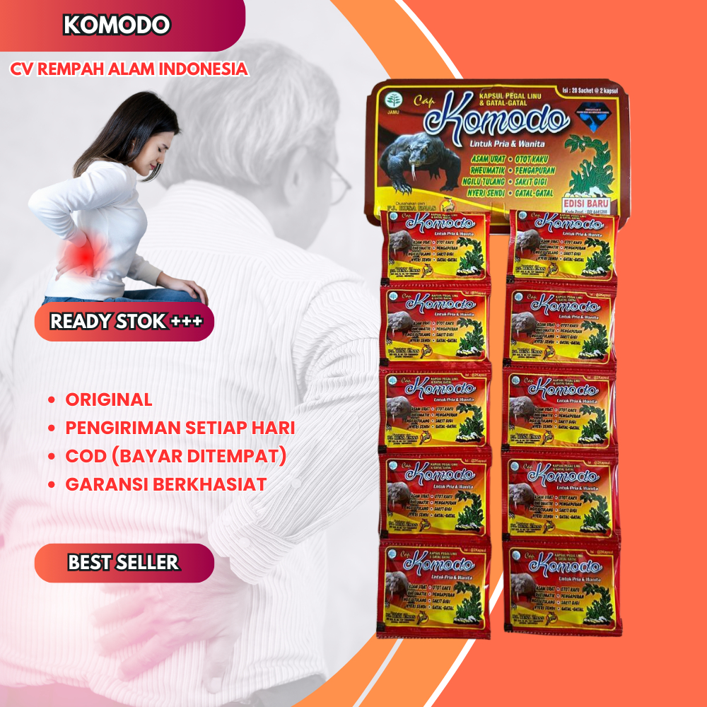 Kapsul Komodo Original 20 Sachet