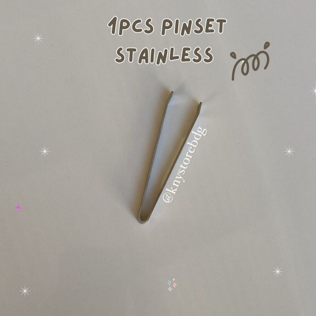 1PCS PINSET STENLIS BAHAN TEBAL
