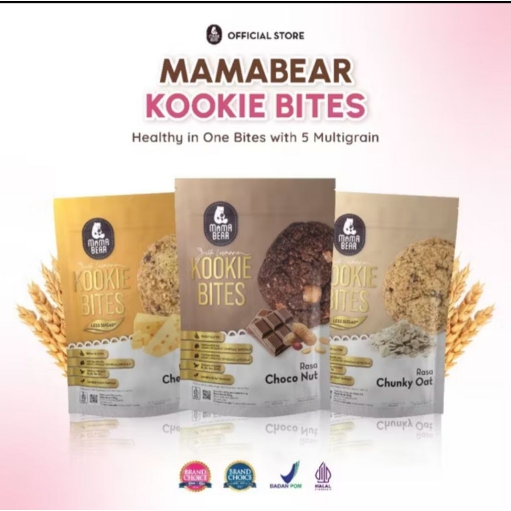 Mama Bear Kookie Bites Less Sugar 150 gr