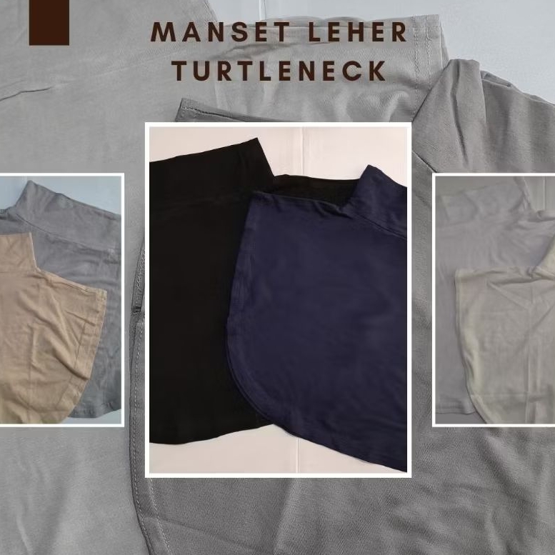 MANSET LEHER TURTLENECK