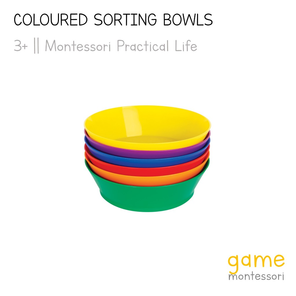 Game Montessori EPL Coloured Sorting Bowl