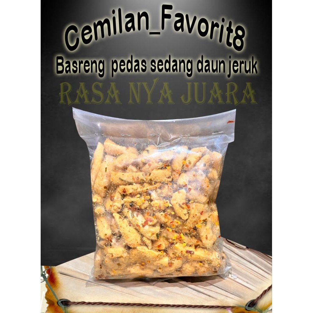 BASRENG PEDAS DAUN JERUK 200GR