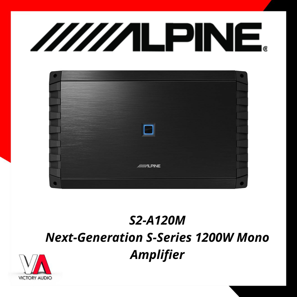 Alpine S2-A120M High Power Mono Amplifier
