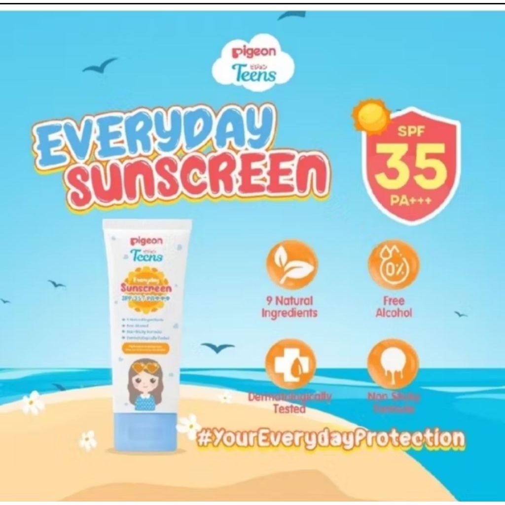 PIGEON Teens Everyday Sunscreen 35ml & 60ml