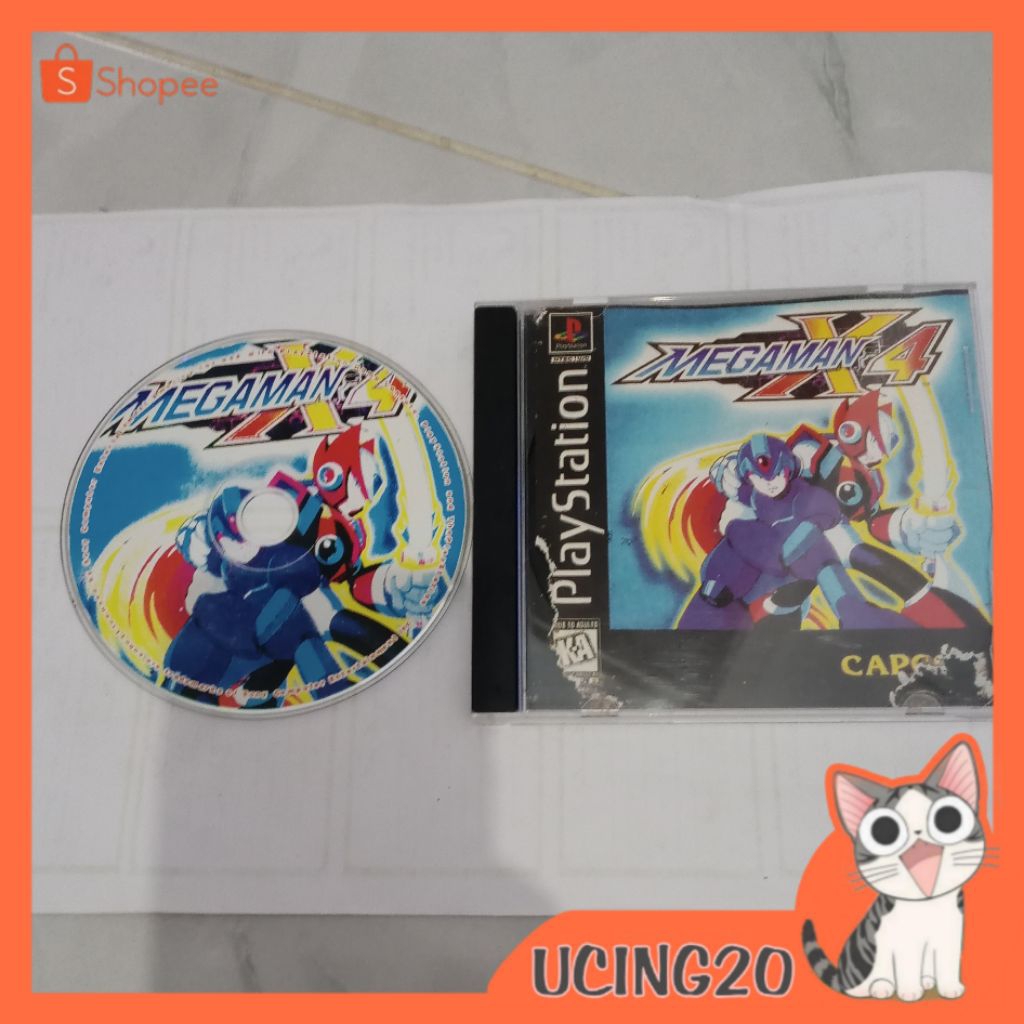 megaman X4 kaset PS1