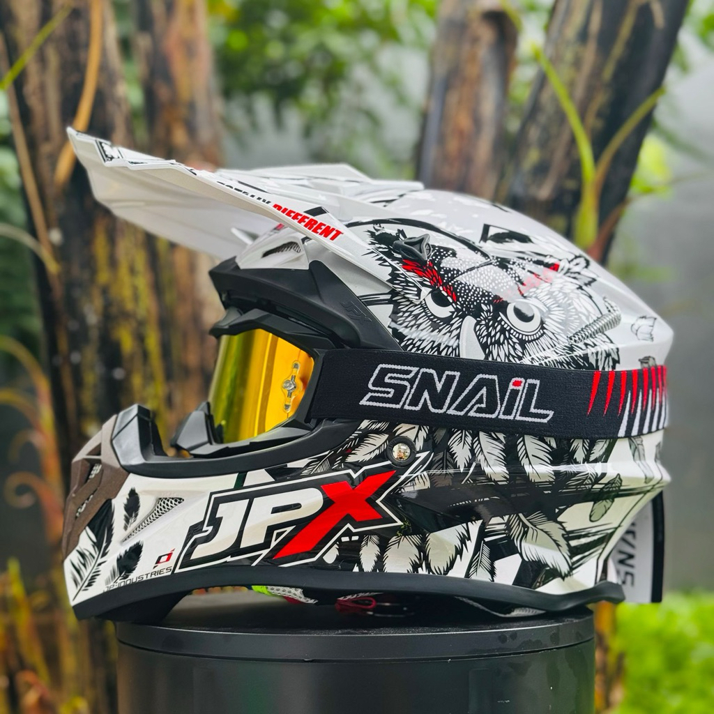 Helm JPX Cross X13 White (COD)