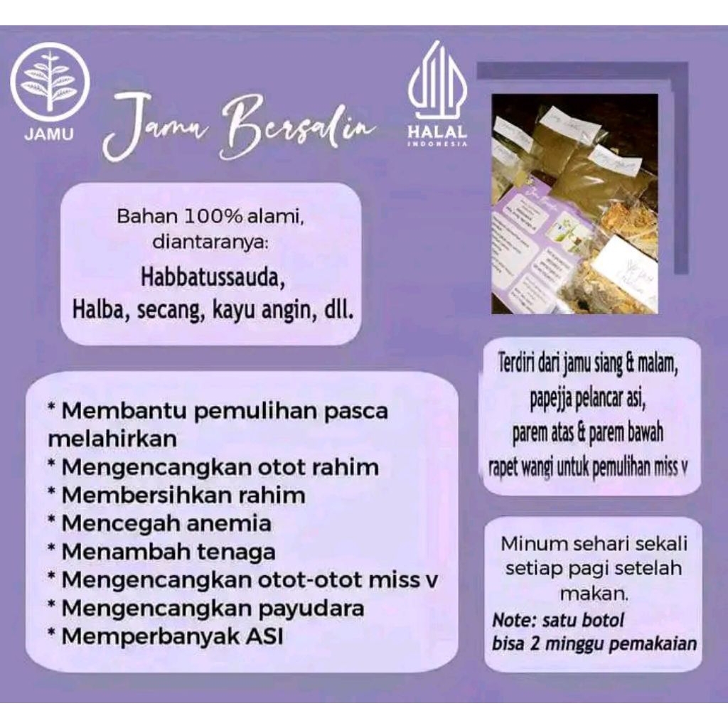 Jamu Paskah Bersalin