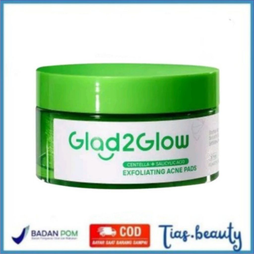 glad2glow exfoliating acne pads