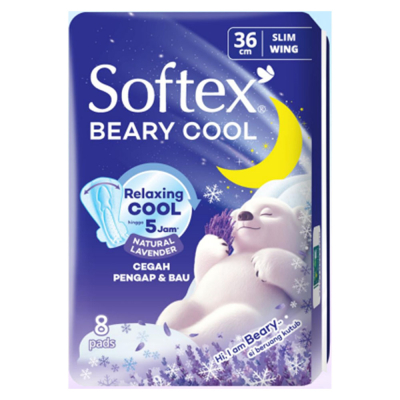 "RAYA" SOFTEX  BEARY COOL Relaxing Cool