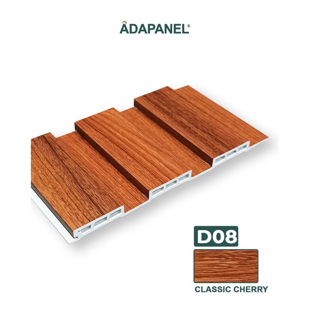 Wall Panel WPC Dinding D08 Classic Cherry Interior Rumah
