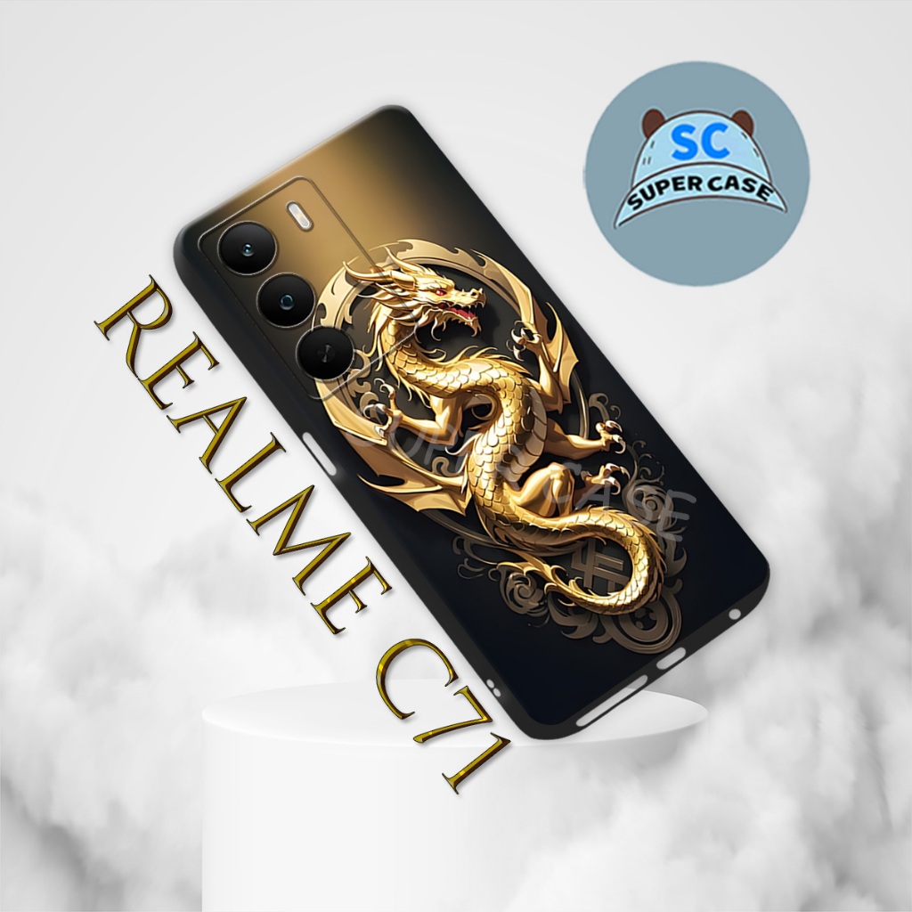 38/Softcase Procamera, Dragon Design - Case for REALME C71 Smartphone