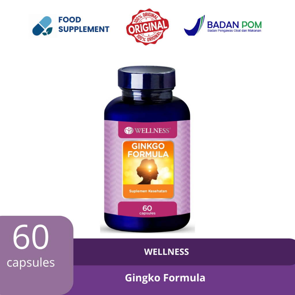 Wellness Gingko Formula - 60 Capsules