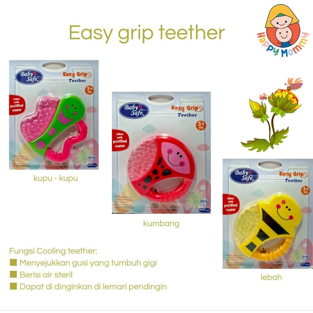 Easy grip teether