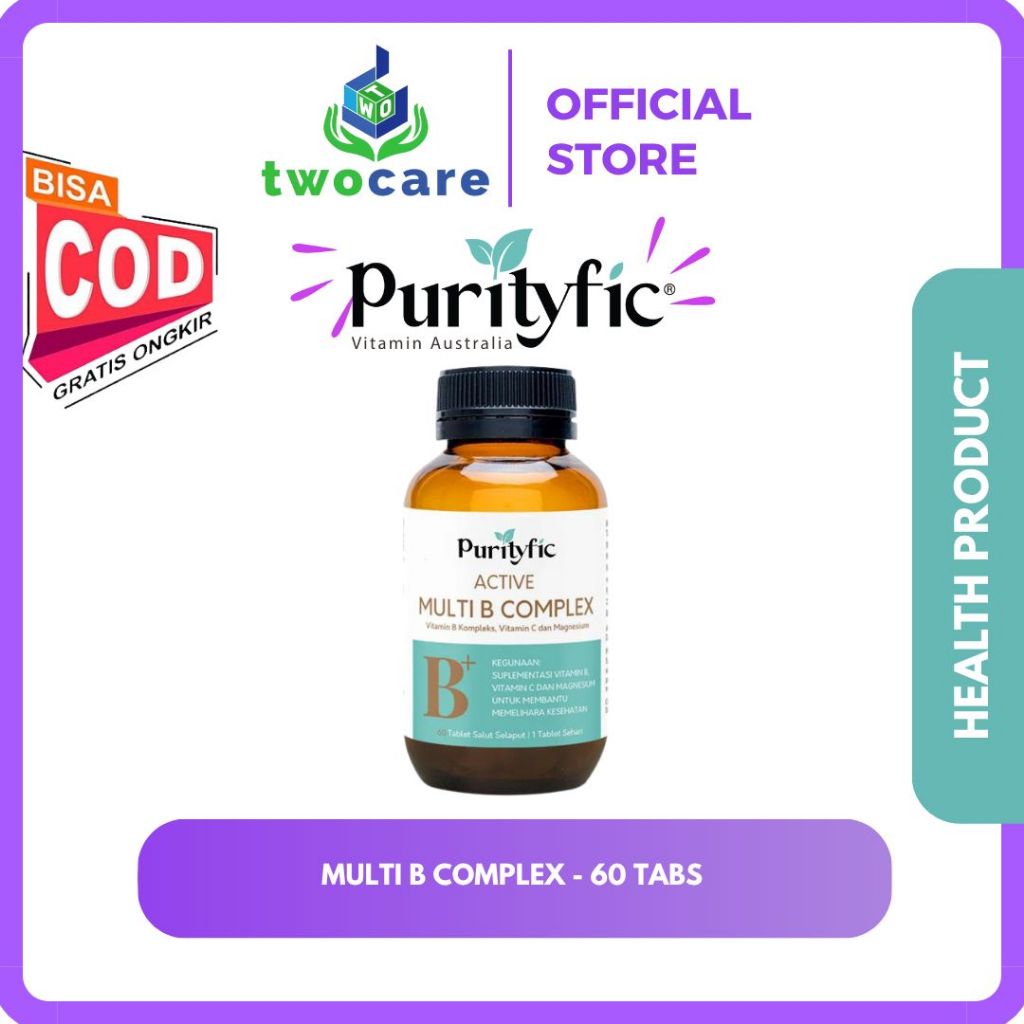 Purityfic Active Multi B Complex isi 60 Tablet