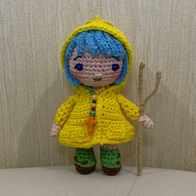 boneka luce rajut medium