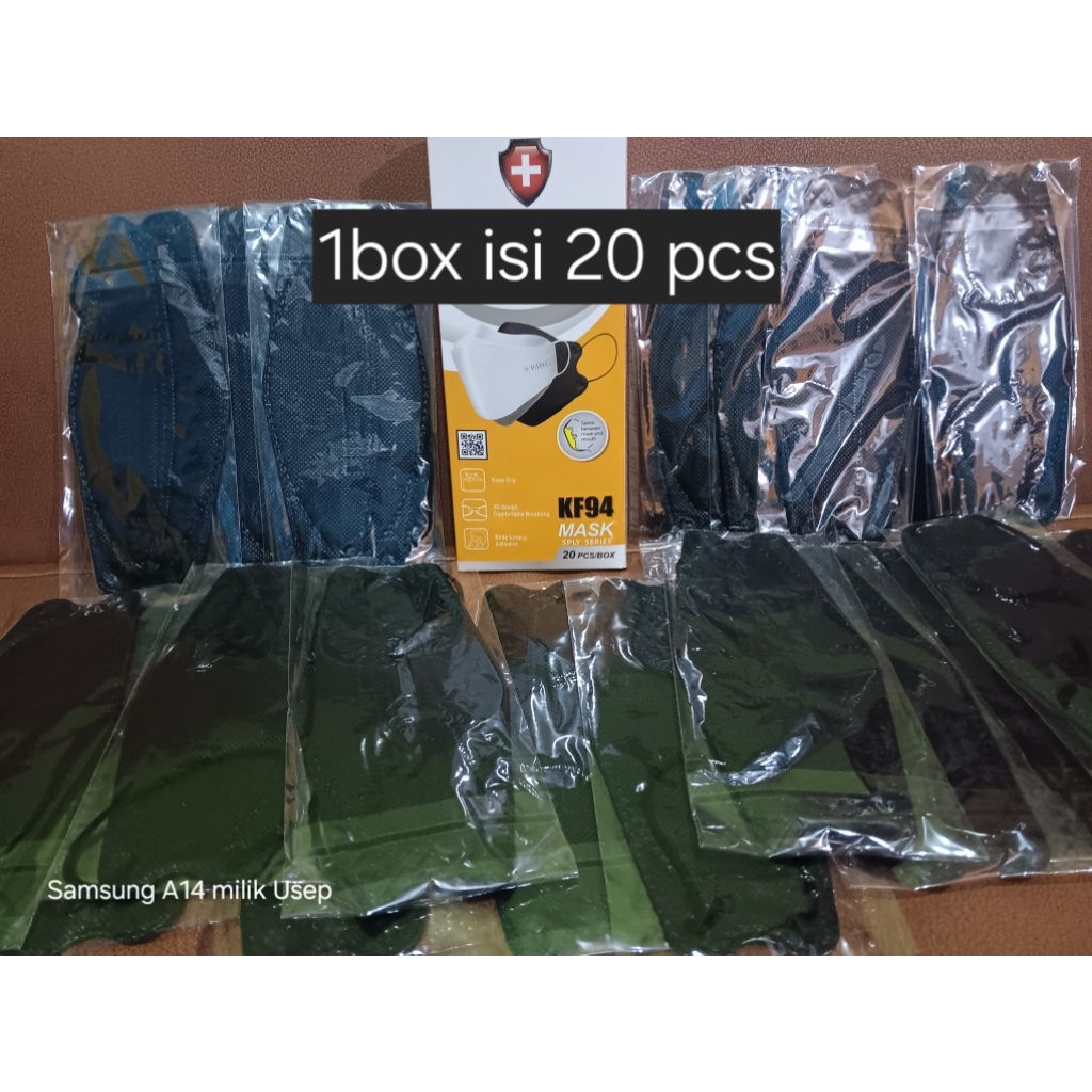 kf 94 hitam kemasan single pack