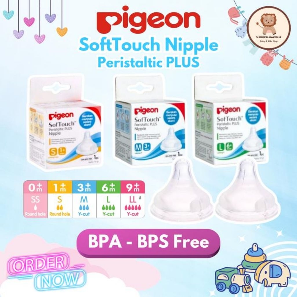 Pigeon soft touch peristaltic plus box nipple