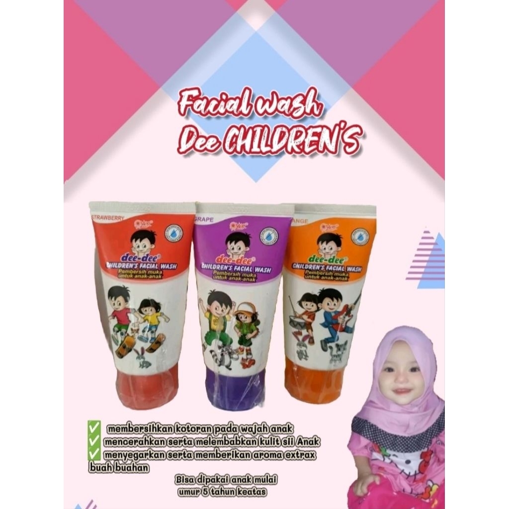 𝗗𝗘𝗘 𝗖𝗛𝗜𝗟𝗗𝗥𝗘𝗡'𝗦 ( 𝗙𝗔𝗖𝗜𝗔𝗟 𝗪𝗔𝗦𝗛 𝗞𝗜𝗗𝗦) 𝟱𝟬𝗚𝗥, 𝗢𝗥𝗘𝗡𝗦, 𝗚𝗥𝗔𝗣𝗘, 𝗦𝗧𝗥𝗔𝗪𝗕𝗘𝗥𝗥𝗬