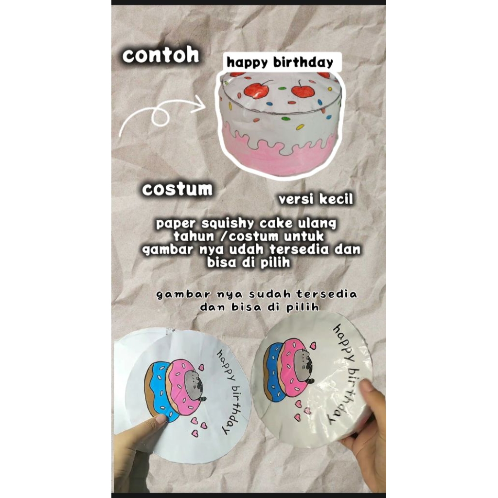 ..PAPER SQUISHY CAKE ..by.Squishira