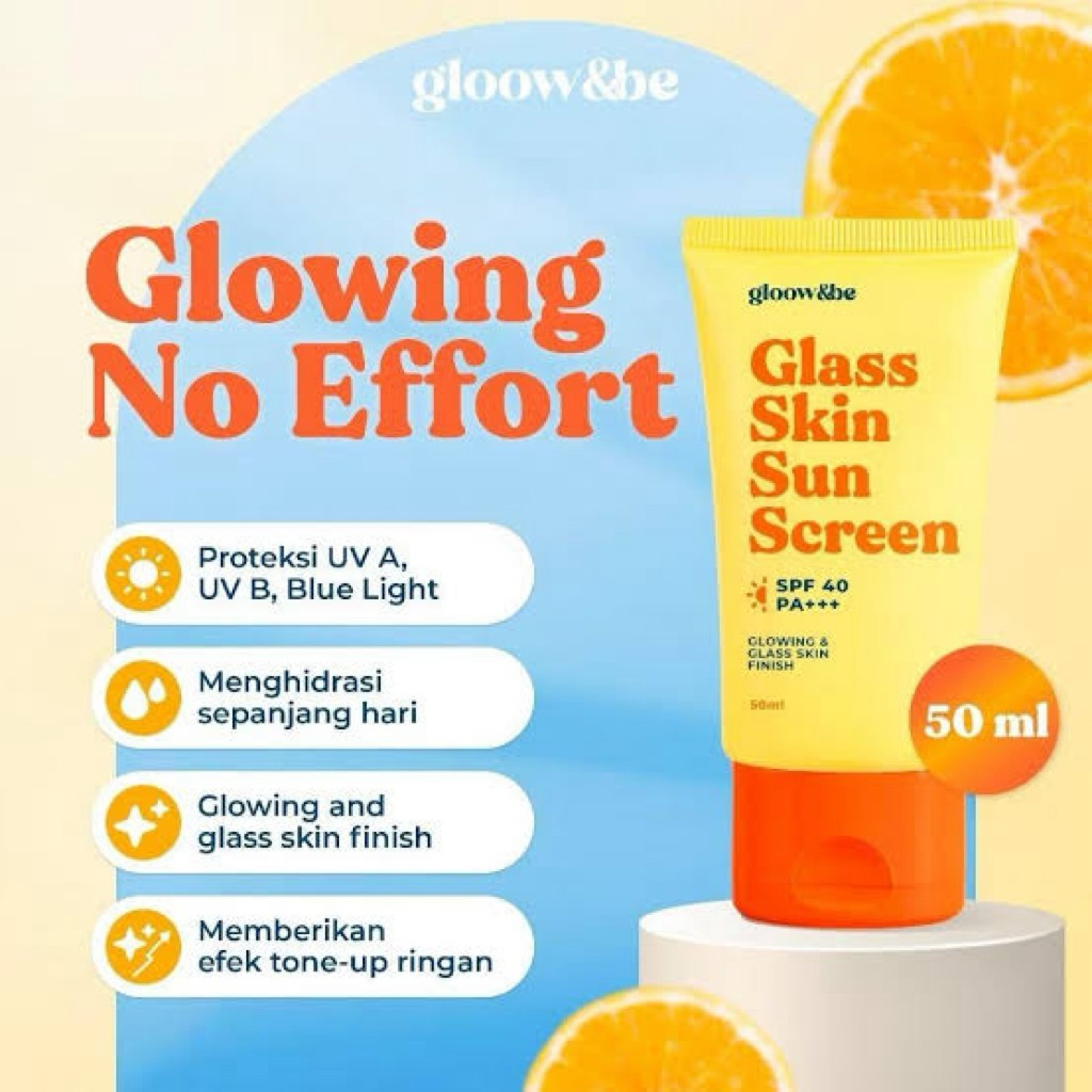 gloow&be skin sunscreen spf 40 PA+++
