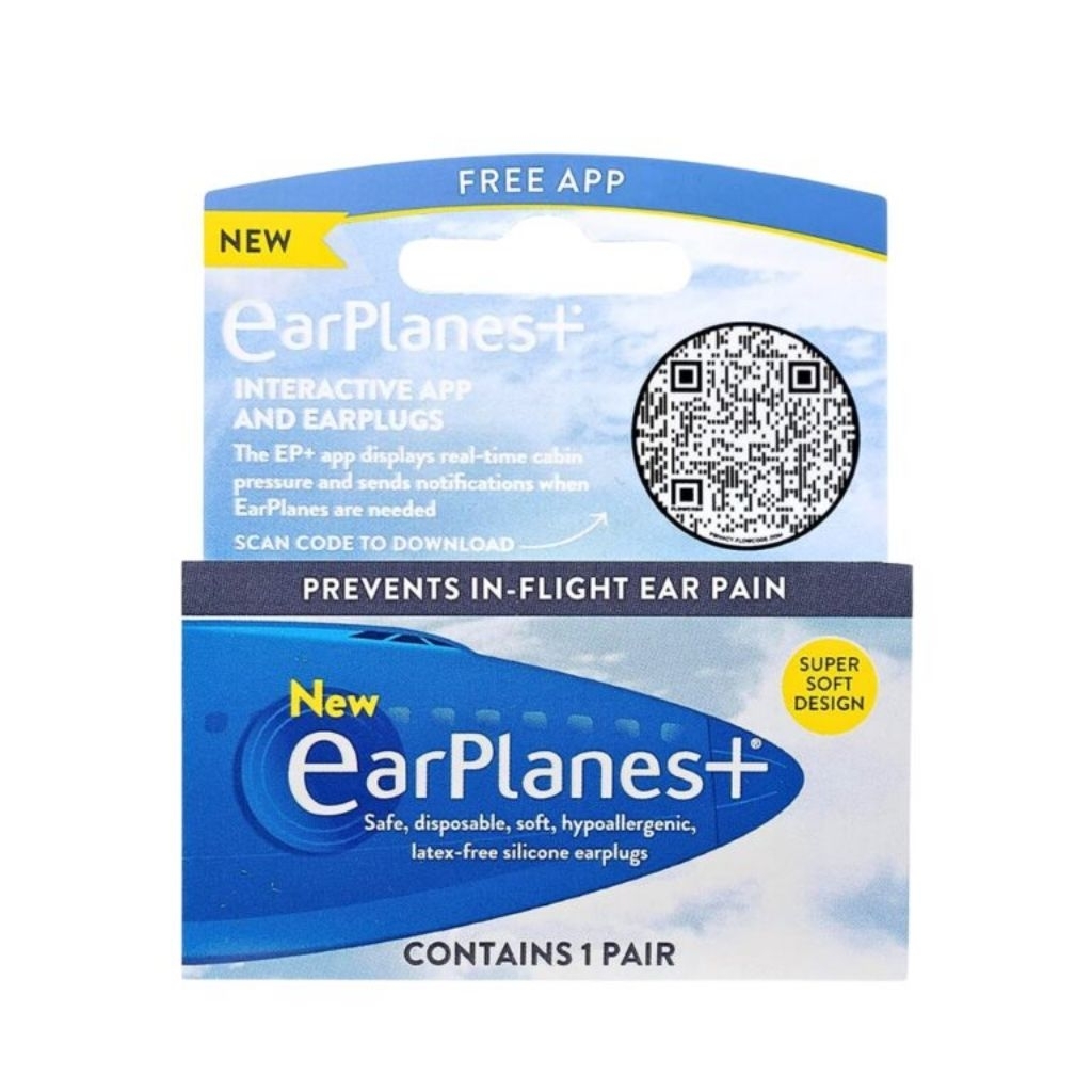 Earplanes Flight Ear Protection Earplugs 