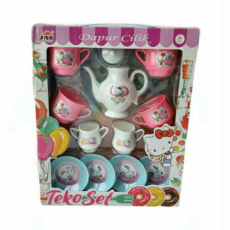 Mainan Anak Teko Set Hello Kitty