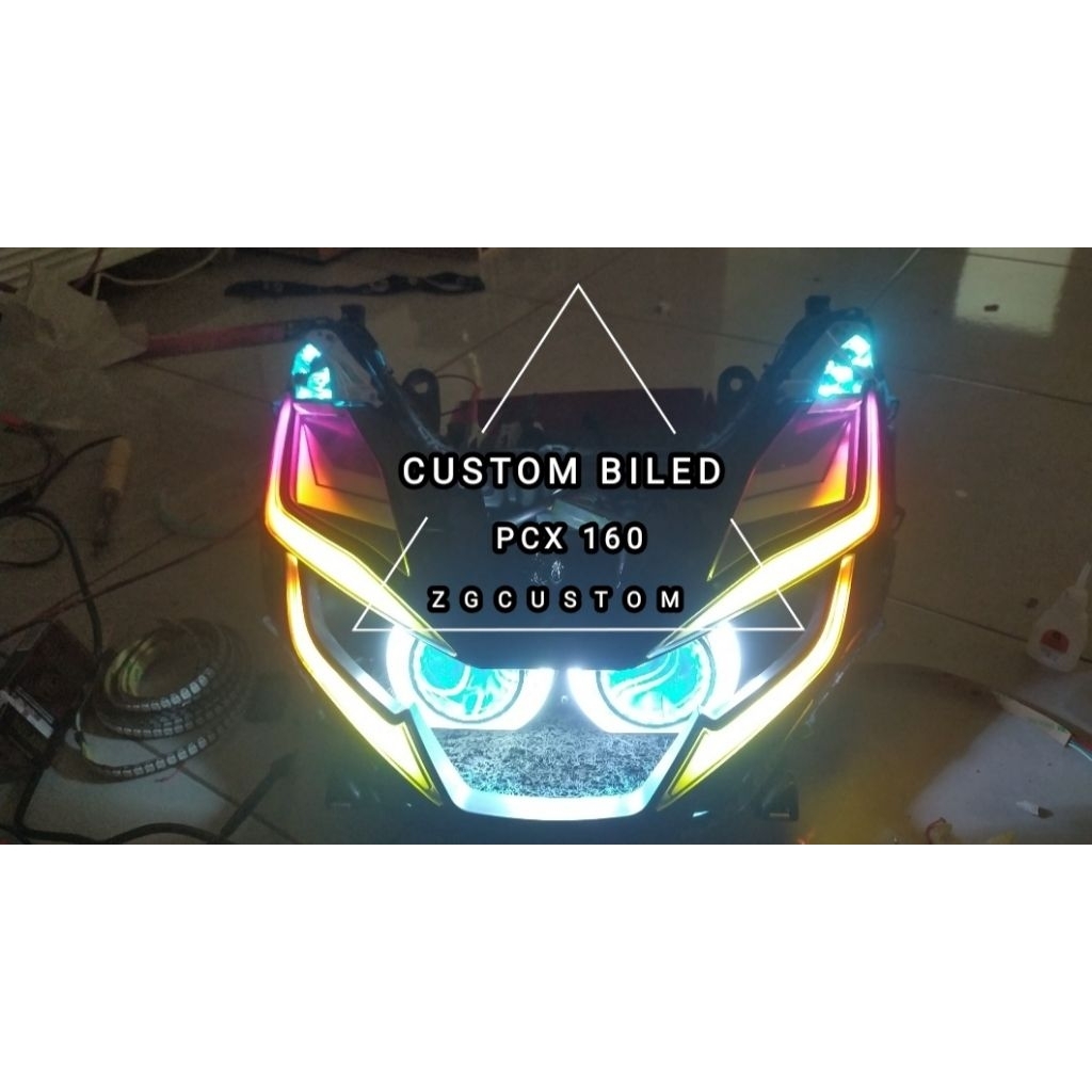 Headlamp PCX 160 Custom Biled