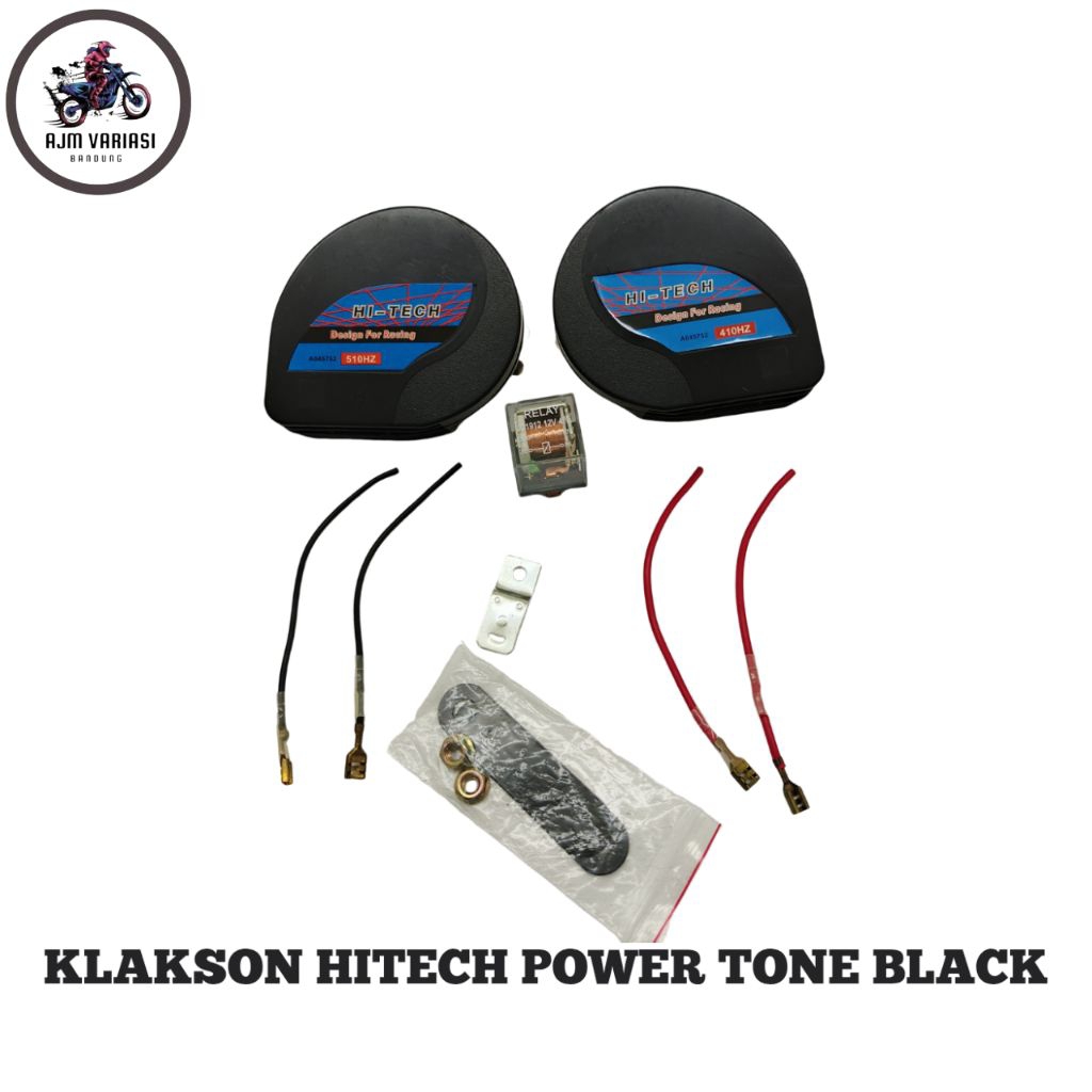 Klakson Hitech Power Tone Black