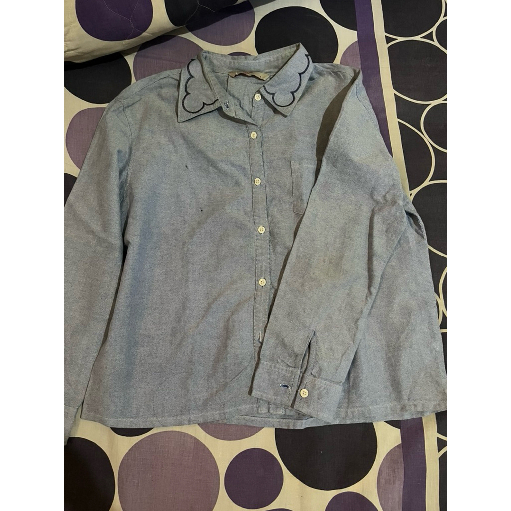 kemeja croptop
