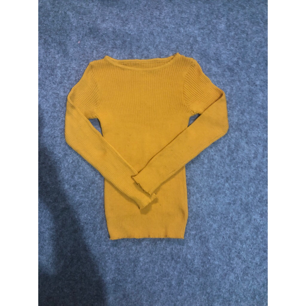 preloved Kaos rajut stretch