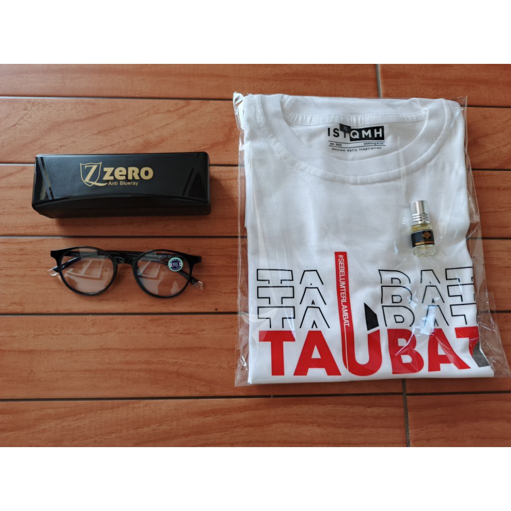Paket Kacamata dan Kaos Nasehat