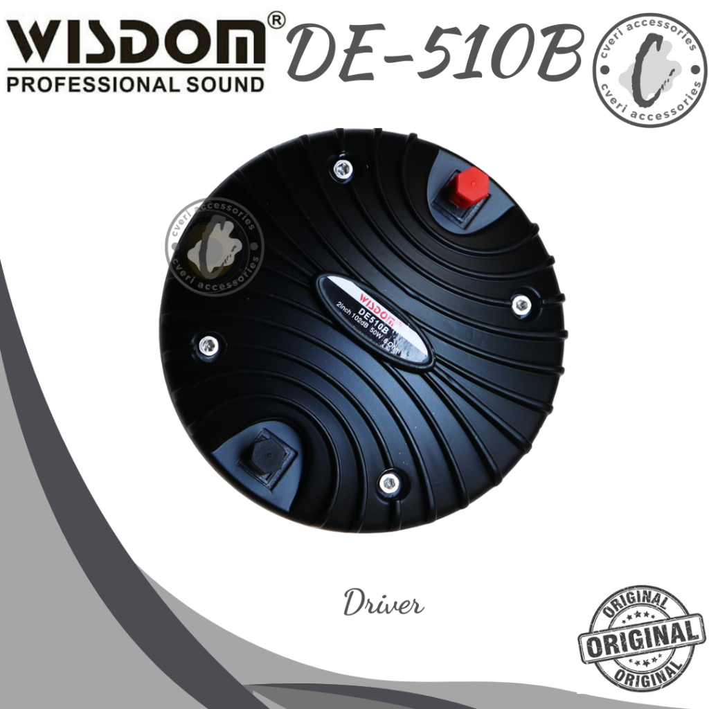 Wisdom DE510B Speaker Component Driver Tweter Speaker Original DE-510B
