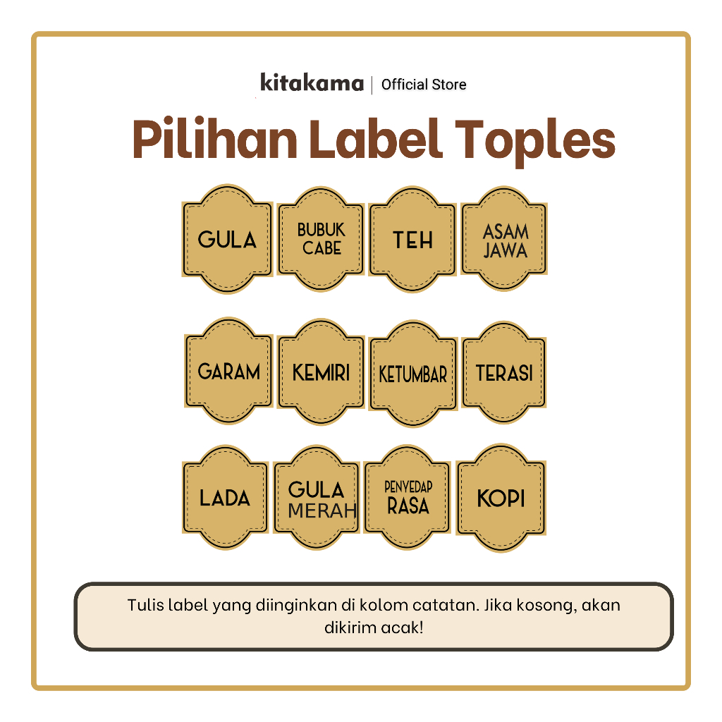 Sticker Label Bumbu