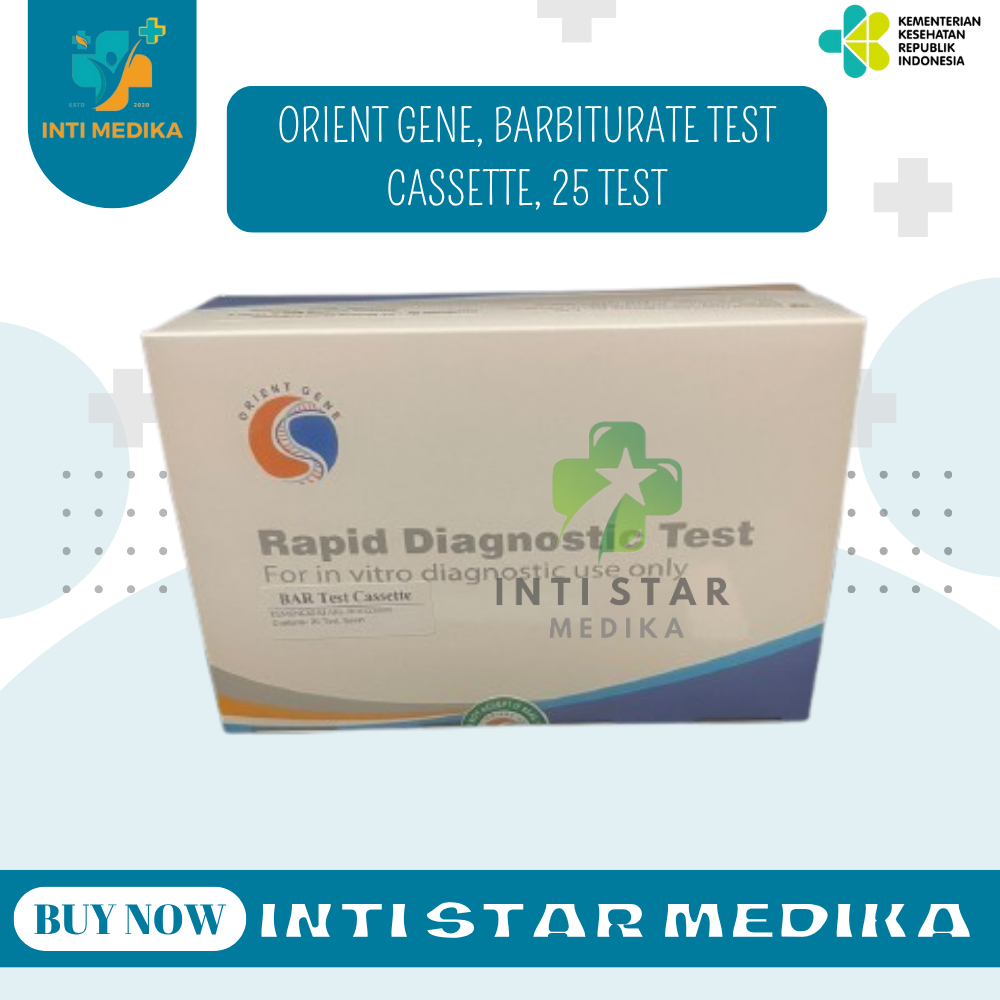 ORIENT GENE, BARBITURATE TEST CASSETTE, 25 TEST