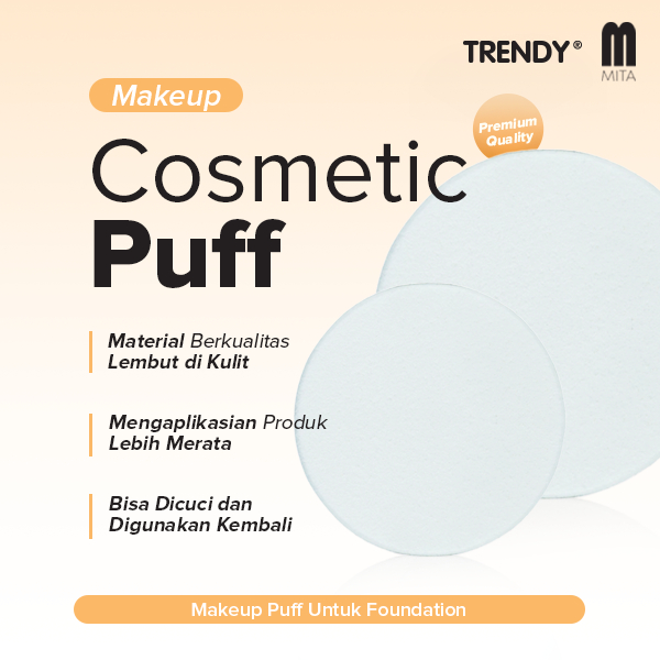 TRENDY Cosmetic Puff/ Puff Foundation