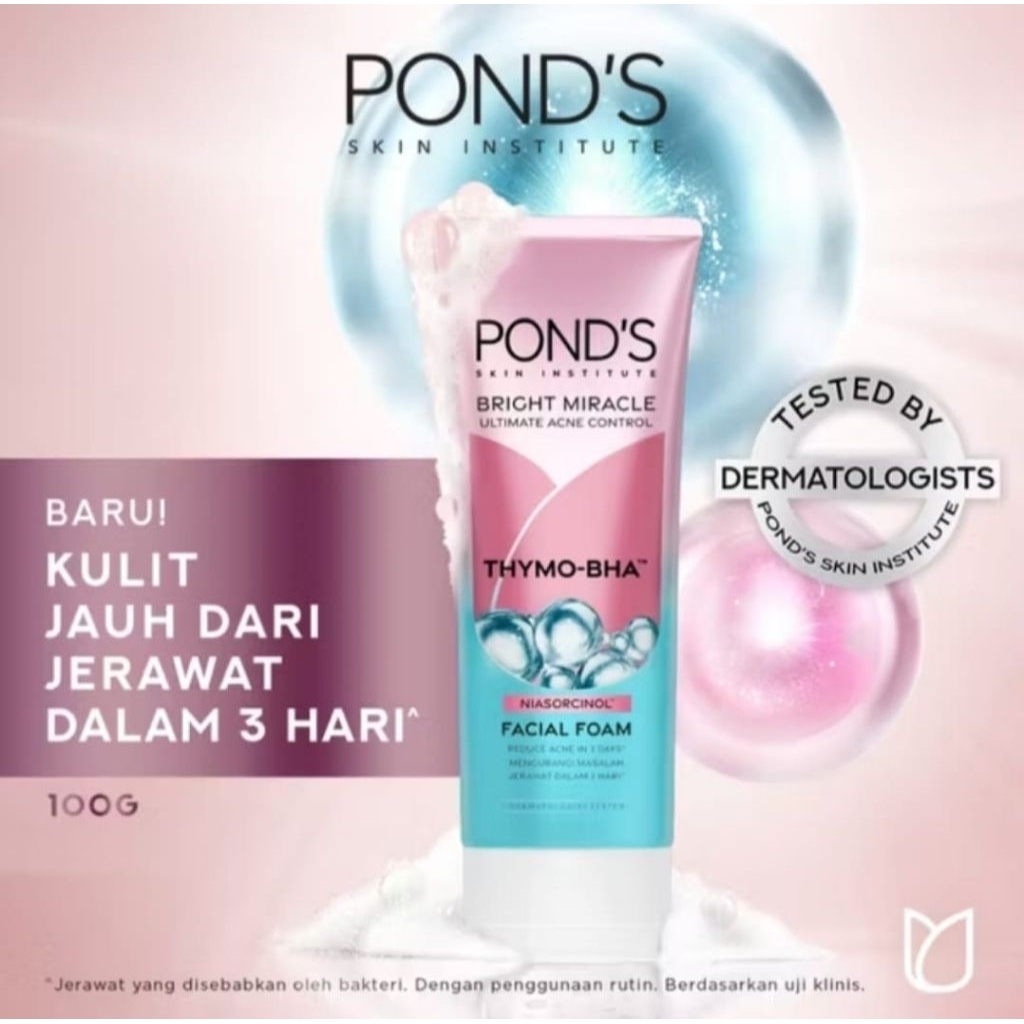Pond's Bright Miracle Ultimate Acne Control 100gr