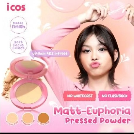 ICOS MATTE-EUPHORIA PRESSED POWDER