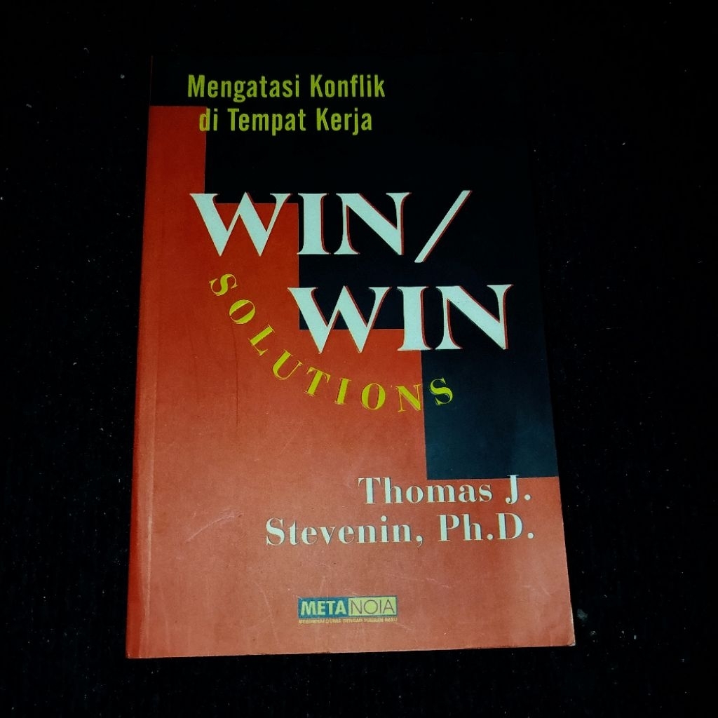Mengatasi Konflik Win Win Solution (Pre-Loved)