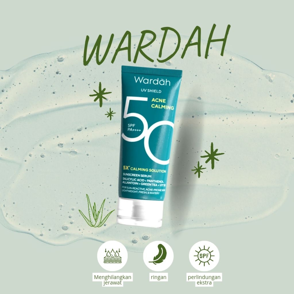 Sunscreen ACNE CALMING 50 PA++++ Wardah