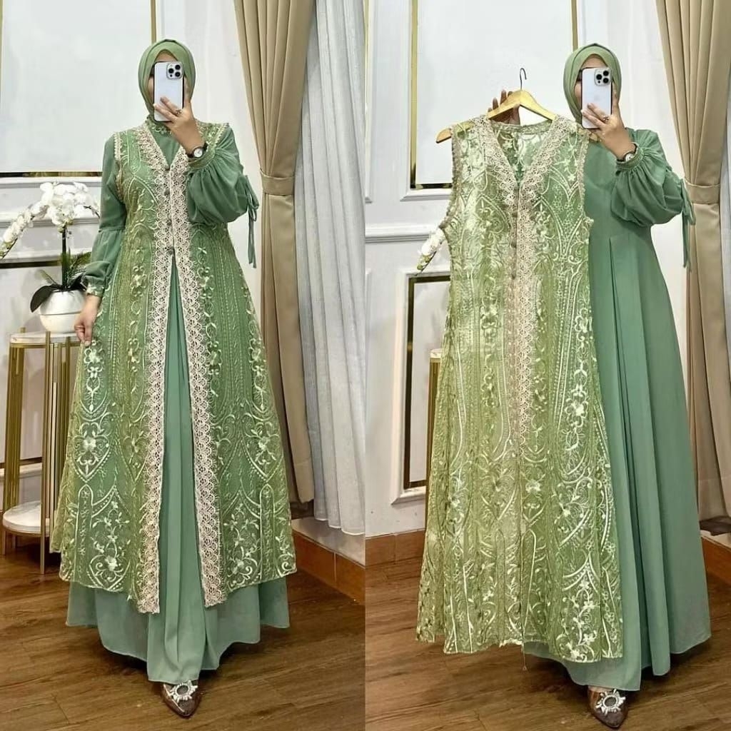 DRESS SET INNER + OUTER BRUKAT PREMIUM
